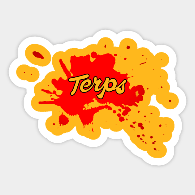 Terps In Our Blood Sticker by HandymanJake